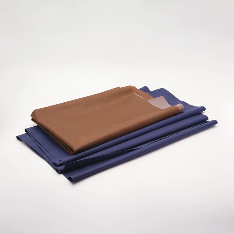 60% poliesters 40% poliuretāns blāvi matēts ūdensnecaurlaidīgs trikotāžas elastīgs džersija audums ar PU pārklājumu elastīgs spandeksa auduma pārklājums pu ogleklis